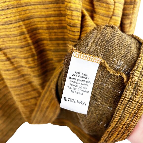 Lilla P Yellow Boxy Half Sleeve Shirt Sz XS - Picture 3 of 5